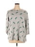My Danelle Silver Gray Pullover Sweater Size XL - photo 1