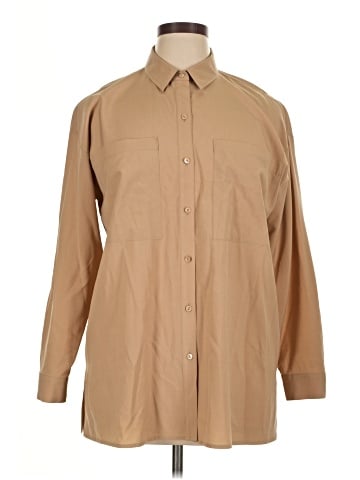 Eileen Fisher Long Sleeve Button-Down Shirt (view 1)