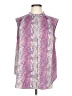 Worthington 100% Polyester Purple Sleeveless Blouse Size L - photo 1