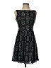 Xhilaration 100% Polyester Paisley Black Casual Dress Size XS - photo 1
