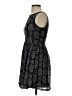 Xhilaration 100% Polyester Paisley Black Casual Dress Size XS - photo 5