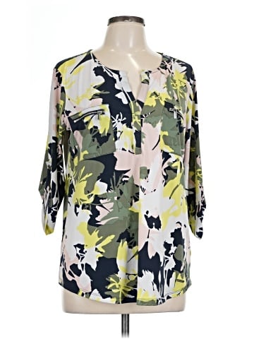 Ellen Tracy 3/4 Sleeve Blouse (view 1)