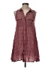 Mudd 100% Rayon Plaid Burgundy Casual Dress Size XS - photo 1