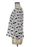 Banana Republic 100% Polyester Gray 3/4 Sleeve Blouse Size M - photo 5