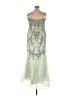 Mac Duggal 100% Polyester Green Cocktail Dress Size 14 - photo 2