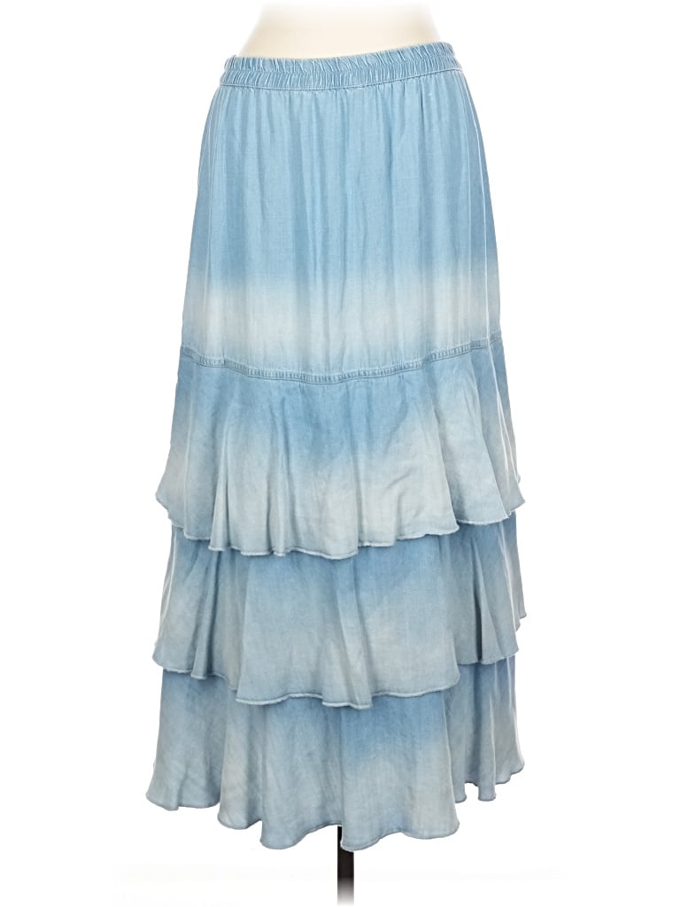 Pre-owned John Mark Casual Skirt In Blue