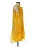 Kaari Blue 100% Polyester Yellow Casual Dress Size XS - photo 4