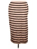 Unbranded Stripes Tan Casual Skirt Size M - photo 1