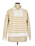 Dudley Stephens 100% Polyester Stripes Ivory Pullover Sweater Size XXL - photo 1
