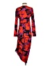 Veronica Beard Tropical Red Cocktail Dress Size 4 - photo 2