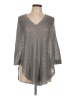 Rivamonti 100% Hemp Metallic Silver Poncho Size L - photo 1