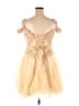 Cinderella Divine 100% Polyester Gold Tan Cocktail Dress Size XL - photo 2