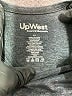 UpWest Solid Gray Casual Dress Size XS - photo 7