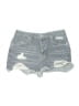 Forever 21 Stars Blue Denim Shorts Size 29 waist - photo 1