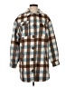 C&C California Checkered-gingham Blue Brown Coat Size XS - photo 1