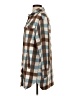 C&C California Checkered-gingham Blue Brown Coat Size XS - photo 5