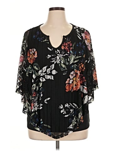Vintage Rose 3/4 Sleeve Blouse (view 1)
