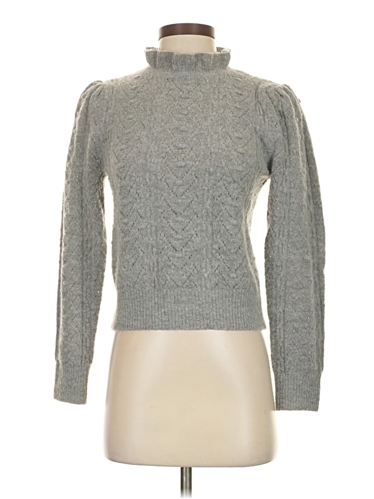 Pre-owned Astr Turtleneck Sweater In Gray