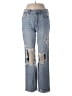 American Eagle Outfitters Color Block Blue Jeans Size 6r - photo 1