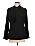 Ann Taylor Black Long Sleeve Blouse Size L - photo 1