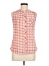 Icon Apparel Orange Sleeveless Button-Down Shirt Size M - photo 1