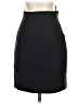 Giorgio Sant'Angelo 100% Wool Solid Black Blue Wool Skirt Size 4 (petite) - photo 1