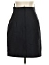 Giorgio Sant'Angelo 100% Wool Solid Black Blue Wool Skirt Size 4 (petite) - photo 2