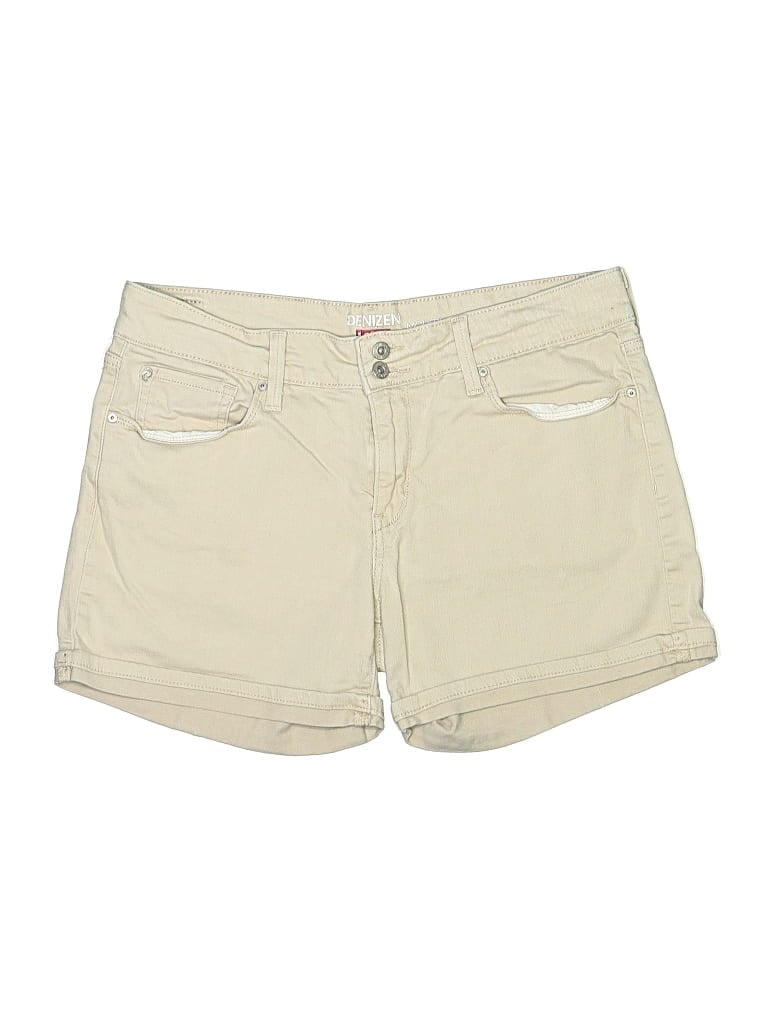 Pre-owned Denizen From Levi's Khaki Shorts In White