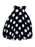 Jessica Ann Polka Dots Blue Dress Size 3T - photo 2
