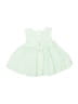 First Impressions 100% Cotton Green Dress Size 0-3 mo - photo 2