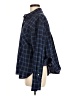 Zara Plaid Blue Long Sleeve Button-Down Shirt Size M - photo 5