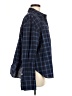 Zara Plaid Blue Long Sleeve Button-Down Shirt Size M - photo 4