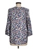 Daniel Rainn Blue 3/4 Sleeve Blouse Size M - photo 2