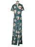 Mi ami Print Teal Jumpsuit Size XS - photo 2
