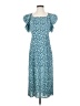 Sam Edelman 100% Polyester Teal Casual Dress Size 4 - photo 1