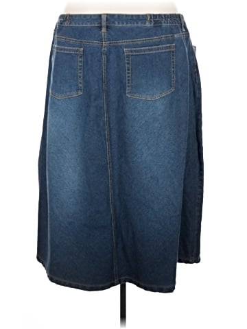 Liz Claiborne Denim Skirt (view 2)