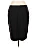 Nine West Solid Black Formal Skirt Size 12 - photo 2