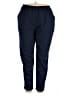 Covington 100% Polyester Solid Blue Casual Pants Size 22W - photo 1