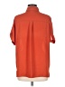 Assorted Brands 100% Polyester Orange Short Sleeve Blouse Size M - photo 2