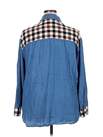 Cato Long Sleeve Button-Down Shirt (view 2)