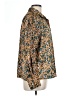 Jessica Simpson 100% Polyester Animal Print Gold Long Sleeve Blouse Size L - photo 4