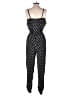 Xhilaration Graphic Black Jumpsuit Size S - photo 2