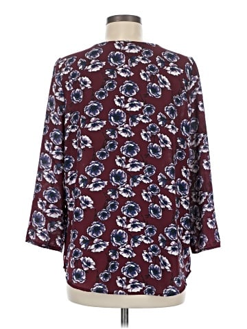 Hinge 3/4 Sleeve Blouse (view 2)