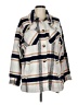 Ashley by 26 International Plaid Ivory Coat Size L - photo 1