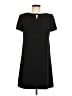 Virgo 100% Polyester Solid Black Casual Dress Size 8 (petite) - photo 1