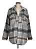 MELLODAY Plaid Gray Coat Size M - photo 1