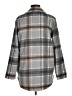 MELLODAY Plaid Gray Coat Size M - photo 2