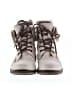 Assorted Brands 100% Leather Gray Ivory Ankle Boots Size 7 - photo 2
