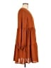 Unbranded Solid Brown Casual Dress Size M - photo 4