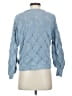 Moon & Madison Chevron-herringbone Blue Pullover Sweater Size S - photo 2